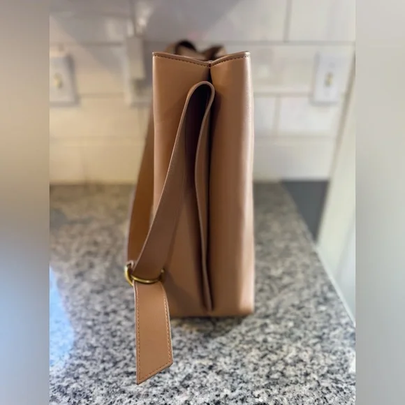 NWOT MNG/Mango Tan Shoulder Bag - Picture 3 of 8